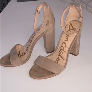 Sam Edelman Yaro Ankle Strap Sandal (Nude)